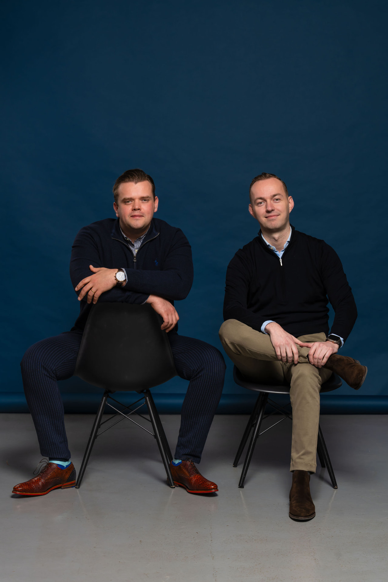 Floris Verschuuren en Lennart Dorsman, oprichters van VSQ Group